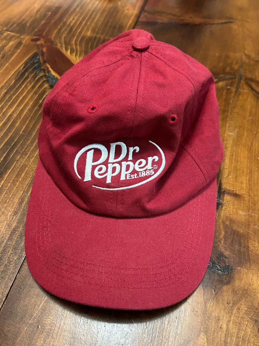 Dr Pepper Red Logo Baseball Cap